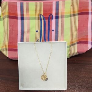 Gold Initial Pendant Necklace